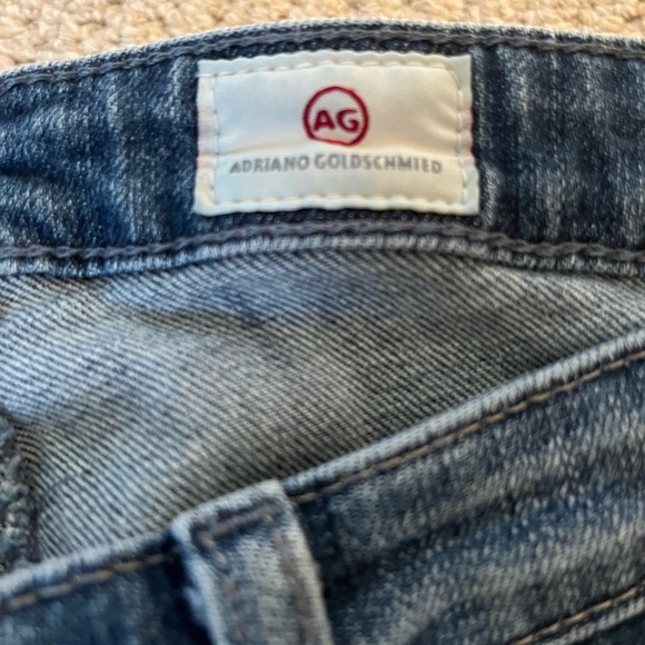 Ag Adriano Goldschmied stilt roll up blue jeans size 30 - Picture 13 of 14